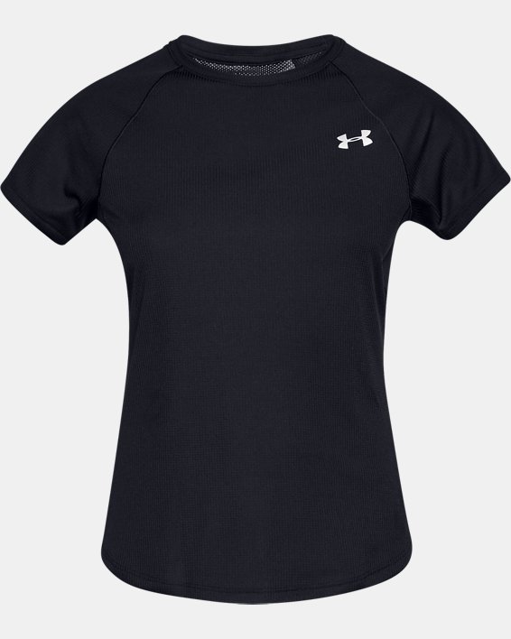 Under Armour UA Women's Speed Stride Sport Mesh Short SleeveT-Shirt Tee Small 